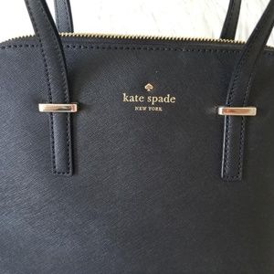 Kate Spade pebbled leather satchel (like new!)